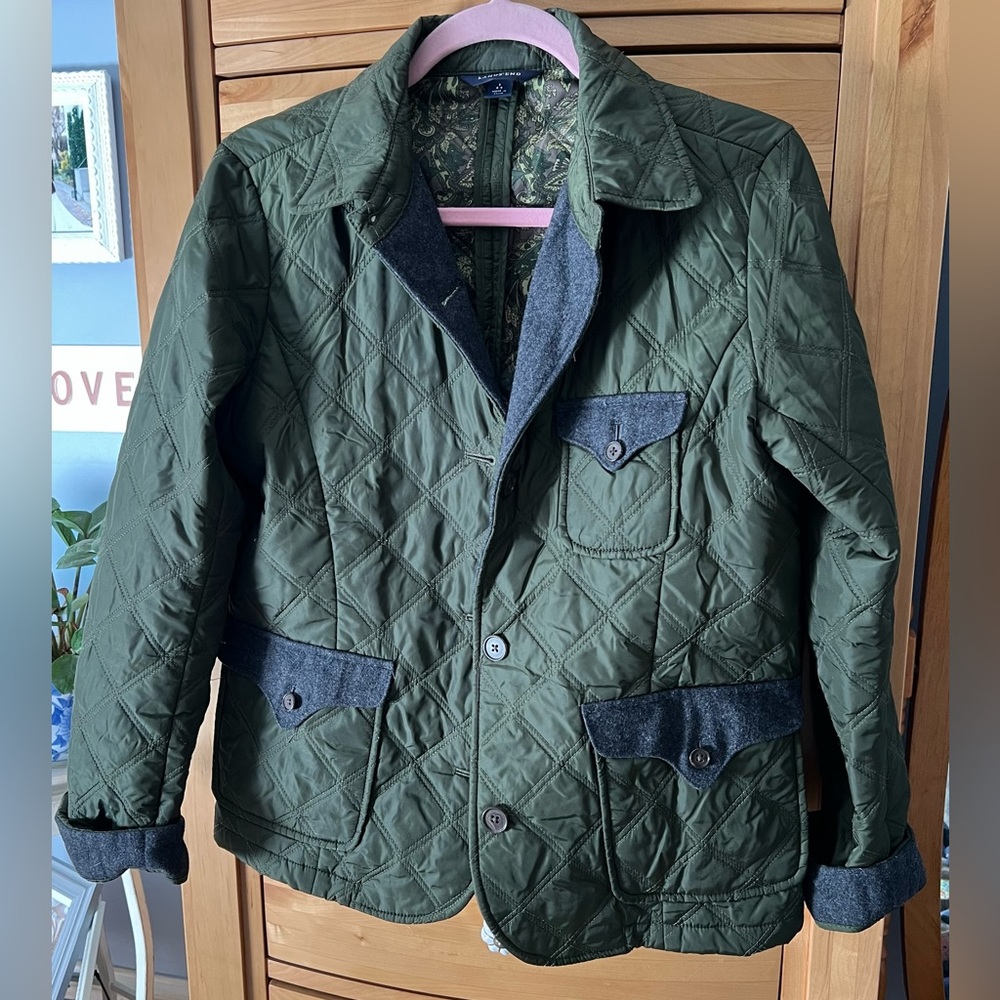 Lands End women's light weight quilted jacket